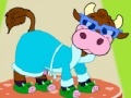 게임 Dress up pretty cow