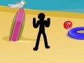게임 Stickman Death Beach
