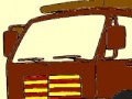 게임 Big transport truck coloring