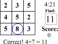 게임 Math Cross Search 3x3