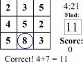 게임 Math Cross Search 3x3