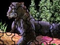 게임 Wild black cat puzzle