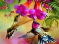 게임 Hungry flower birds puzzle