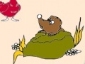 게임 Mole in the farm coloring