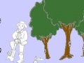 게임 Farmer man and squirrel coloring