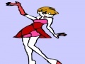 게임 Lady dancer coloring