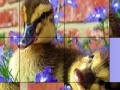 게임 Ducks in the garden slide puzzle