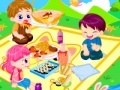 게임 Three friends at the picnic design