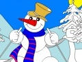 게임 Snowman Coloring Game