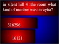 게임 Silent hill quiz 2