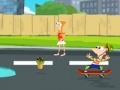 게임 Phineas and Ferb: Super skateboard