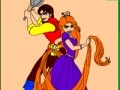 게임 Coloring: Flynn and Rapunzel