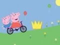 게임 Peppa Pig on bike