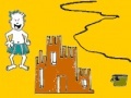 게임 Sand castles on the beach coloring