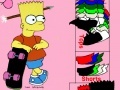 게임 Dress up Bart!