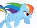 게임 Friendship is Magic - Rainbow Dash attack cloud