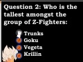 게임 Dragonball Z: Trivia