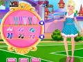 게임 Barbie going to school