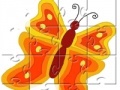 게임 Yellow And Orange Butterfly Jigsaw