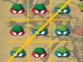 게임 Ninja Turtles. Tic-Tac-Toe