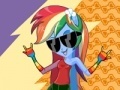 게임 Rainbow Dash. Dress up