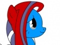 게임 Graceful Pony Coloring