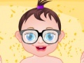 게임 Baby Deni wearing glasses