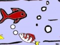 게임 Big aquarium and fishes coloring