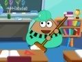 게임 Pou classroom clean