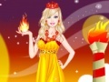 게임 Barbie Fire Princess Dress Up