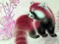 게임 Sweet brown raccoon slide puzzle