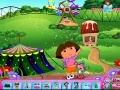 게임 Dora at the theme park