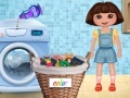 게임 Dora Washing Clothes