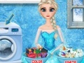 게임 Elsa Washing Clothes