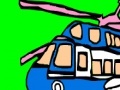 게임 Colorful military helicopter coloring