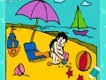 게임 Little Girl In The Beach Coloring