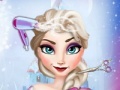 게임 Elsa. Hair salon