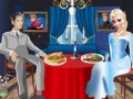 게임 Elsa. Romantic dinner