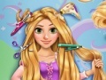 게임 Rapunzel. Real haircuts