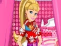 게임 Barbies Christmas Patchwork Dress