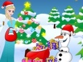 게임 Elsa and Olaf. Chistmas presents