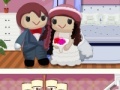 게임 Wedding couple doll house decor