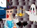 게임 Elsa. Halloween room