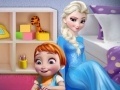 게임 Elsa: Playing with baby Anna