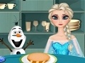 게임 Cold Heart: Elsa is preparing a hamburger