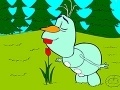 게임 Olaf Frozen Fever Corloring