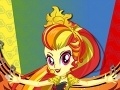 게임 Equestria Girls: Rainbow Rocks - Sunset Shimmer Rainbooms Style