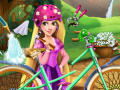 게임 Girls fix it Rapunzel's bicycle
