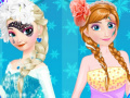 게임 Elsa vs Anna Make Up Contest