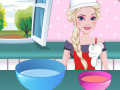 게임 Elsa Cooking Strawberry Pretzel Salad